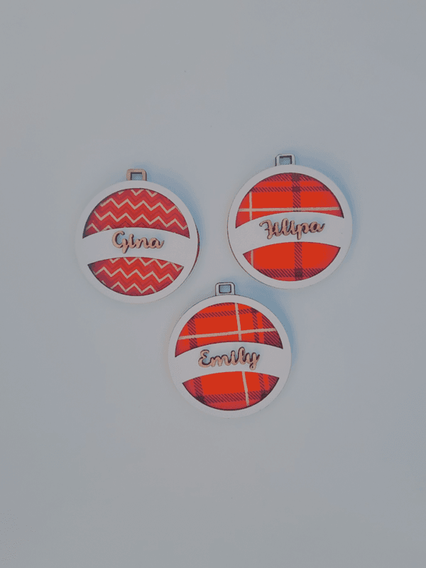 Bolas de Natal em tecido - Image 5